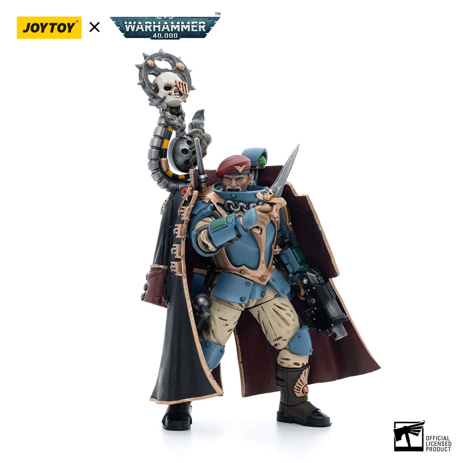 JOYTOY Warhammer 40K Astra Militarum Tempestus Scions Command Squad 55th Kappic Eagles Tempestor Prime figure