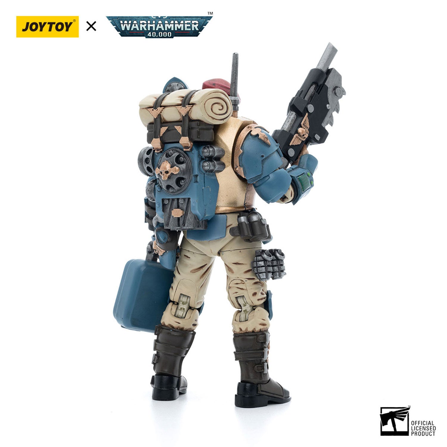 JOYTOY Warhammer 40K Astra Militarum Tempestus Scions Command Squad 55th Kappic Eagles Medic figure