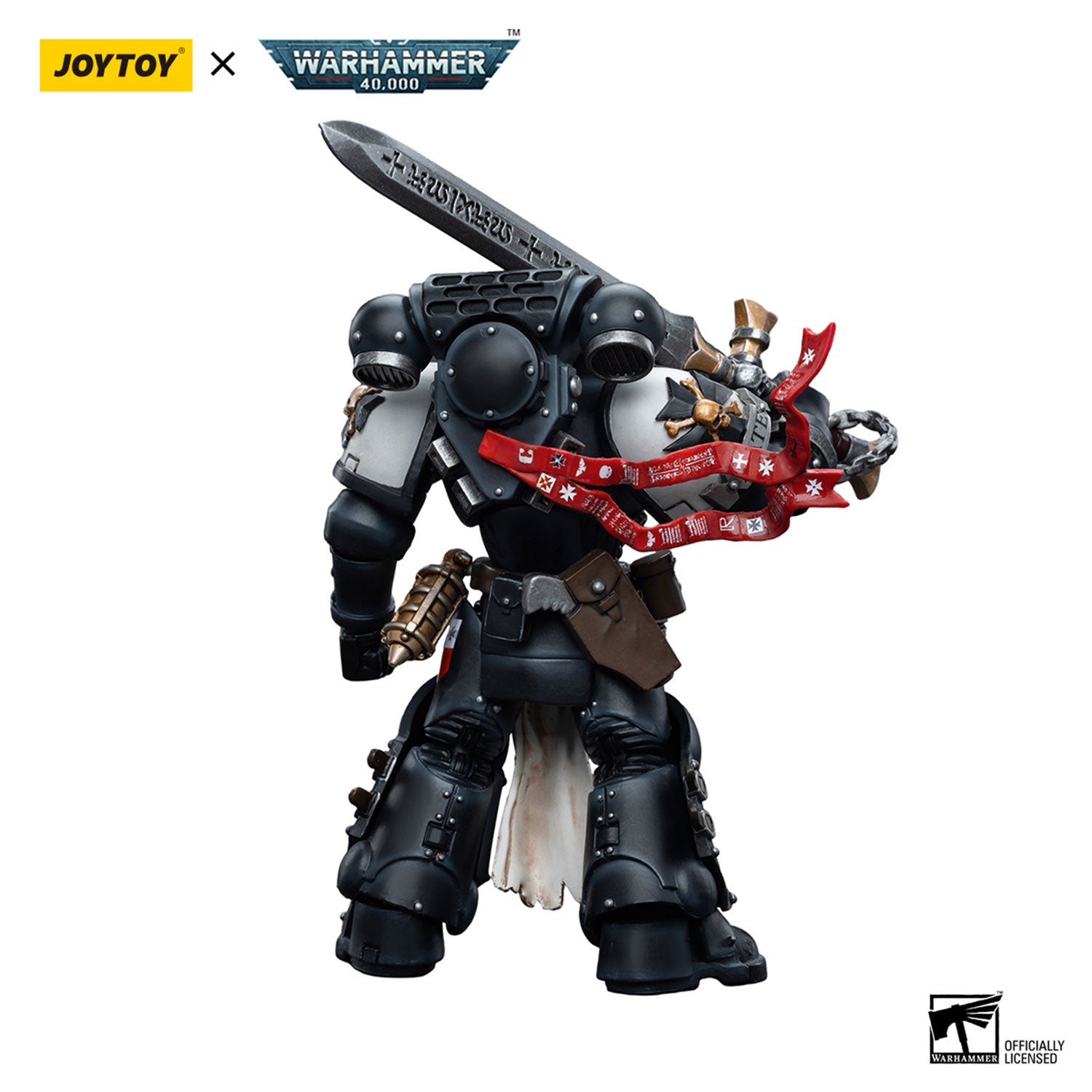 JOYTOY Warhammer 40K Black Templars Emperor's Champion Bayard's Revenge figure