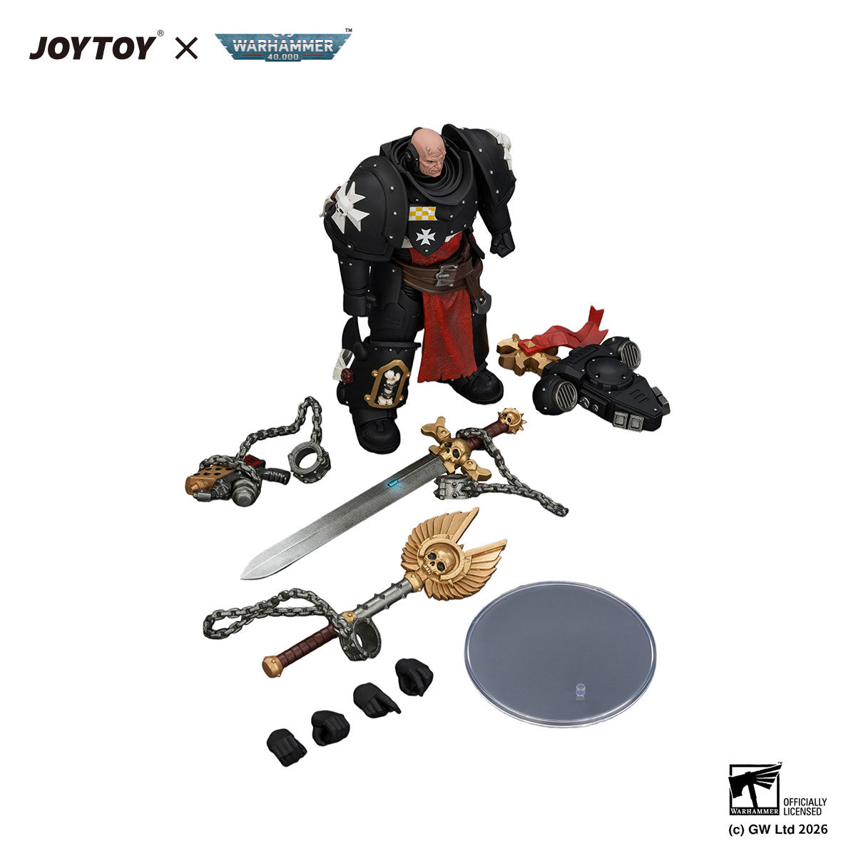 JOYTOY Warhammer 40K Black Templars Execrator 1 figure