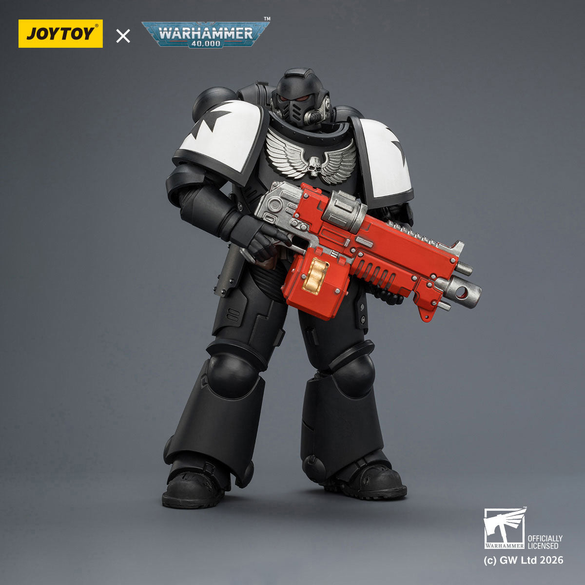 JOYTOY Warhammer 40K Black Templars Intercessor figure