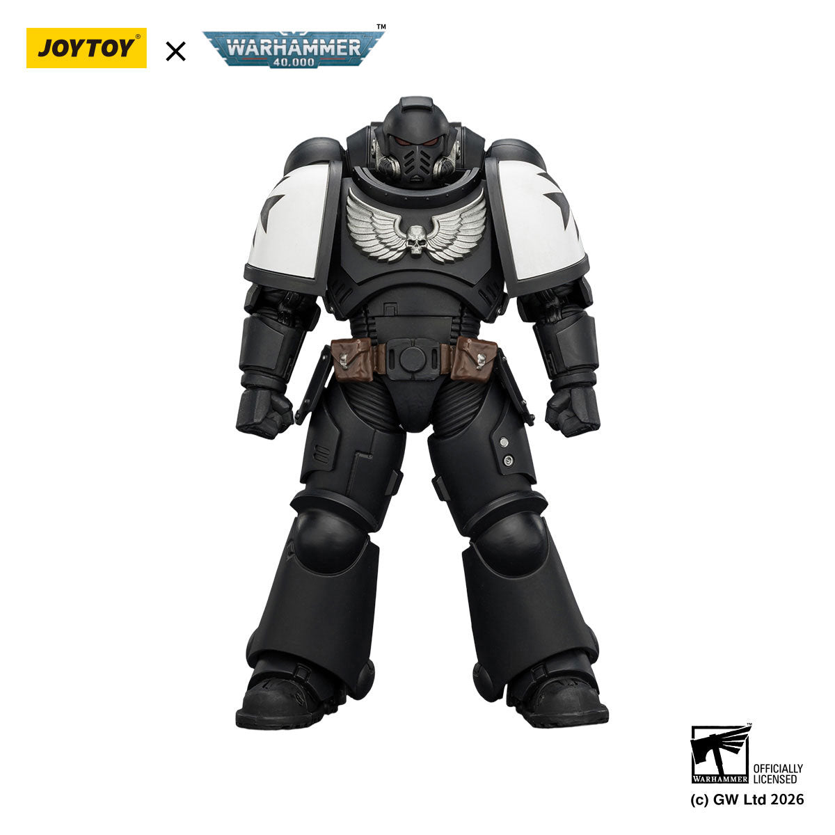 JOYTOY Warhammer 40K Black Templars Intercessor figure