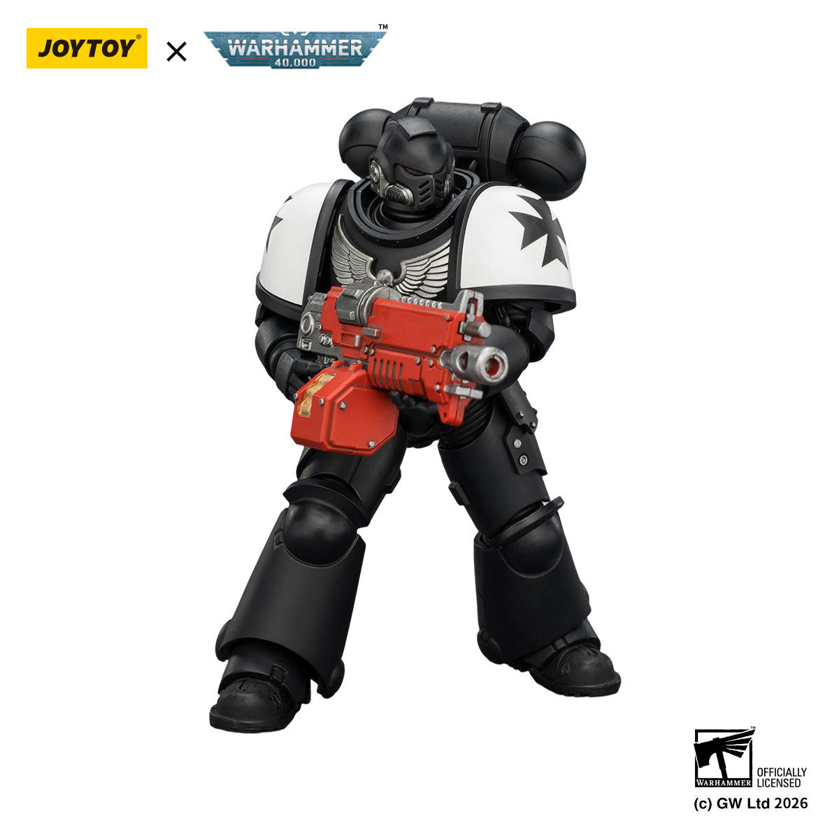 JOYTOY Warhammer 40K Black Templars Intercessor figure