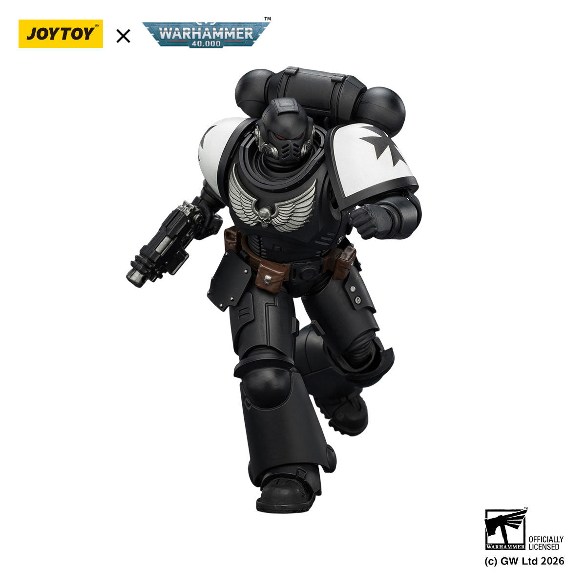 JOYTOY Warhammer 40K Black Templars Intercessor figure