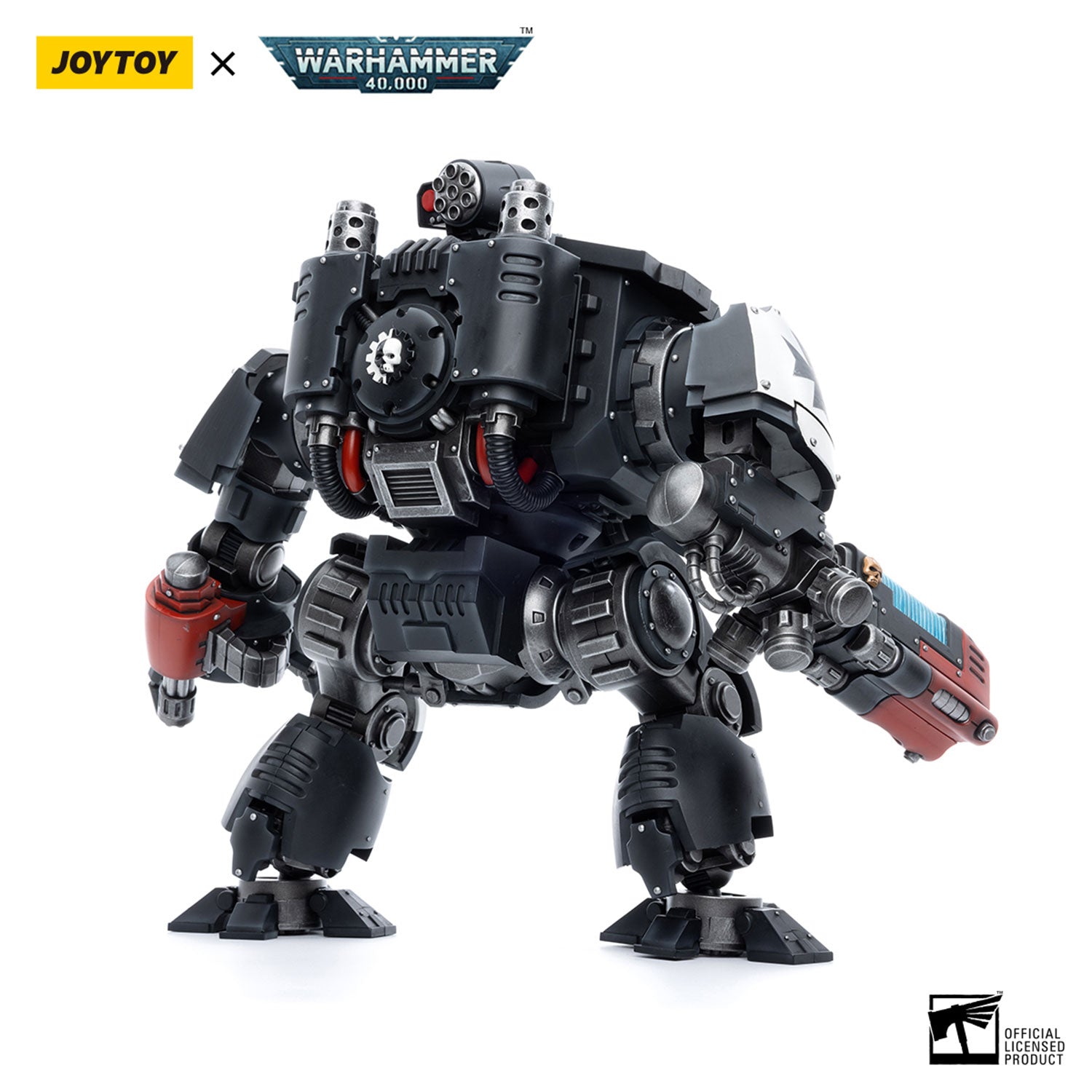 JOYTOY Warhammer 40K Black Templars Redemptor Dreadnought figure