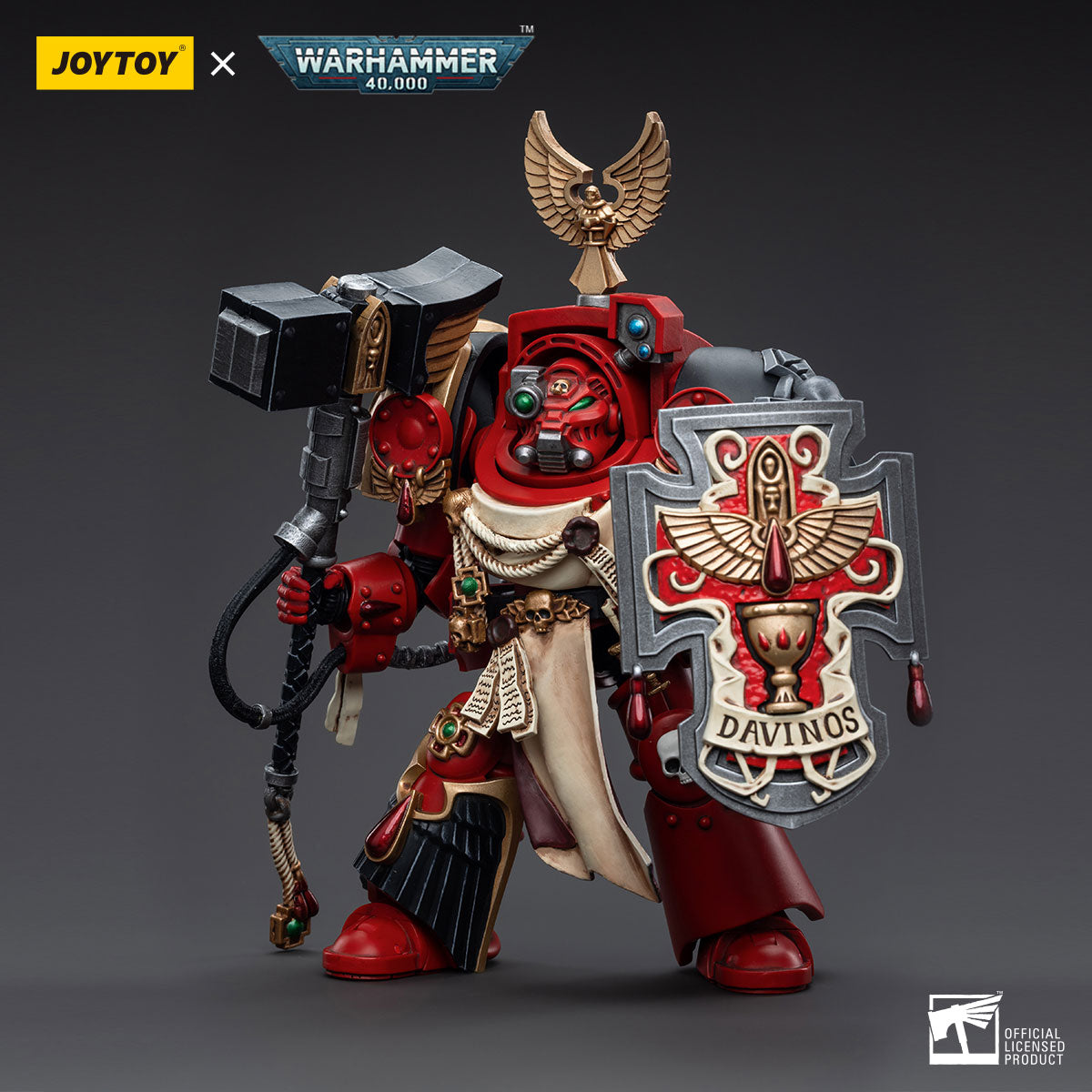 JOYTOY Warhammer 40K Blood Angels Assault Terminators Brother Davinos figure