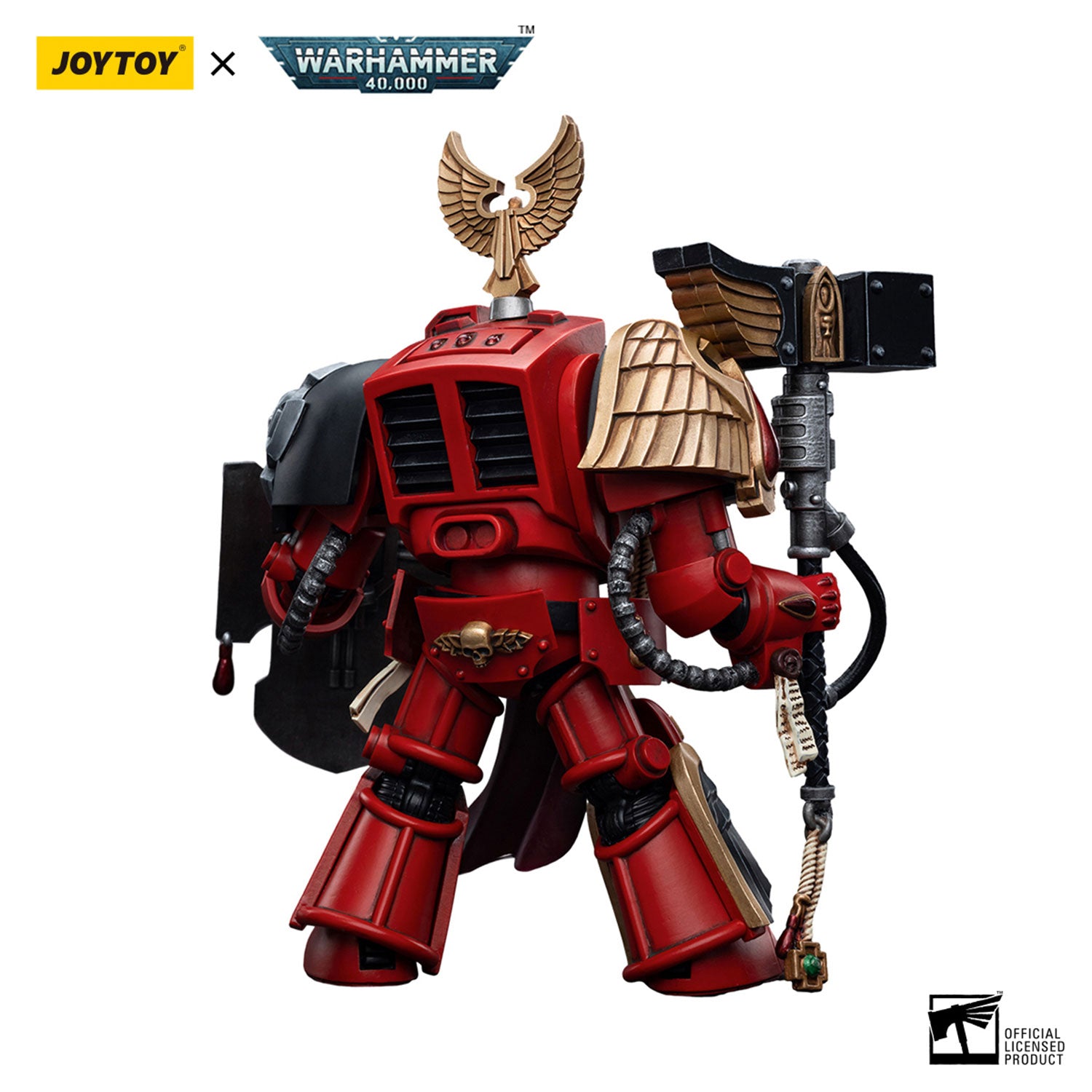 JOYTOY Warhammer 40K Blood Angels Assault Terminators Brother Davinos figure