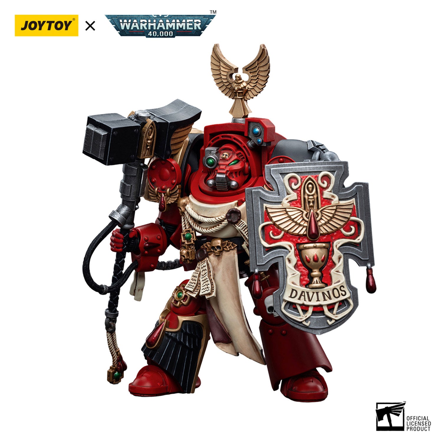 JOYTOY Warhammer 40K Blood Angels Assault Terminators Brother Davinos figure