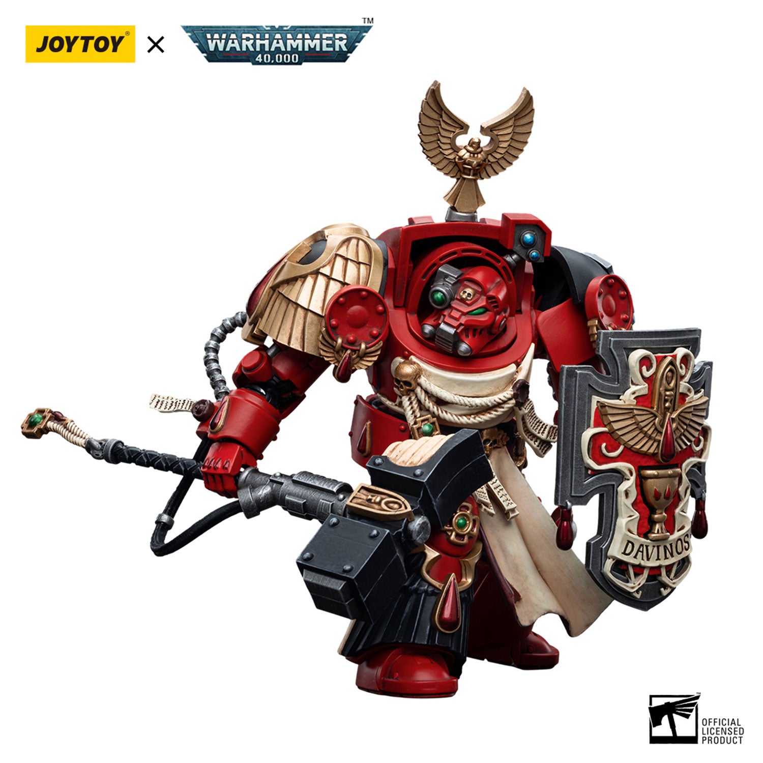 JOYTOY Warhammer 40K Blood Angels Assault Terminators Brother Davinos figure