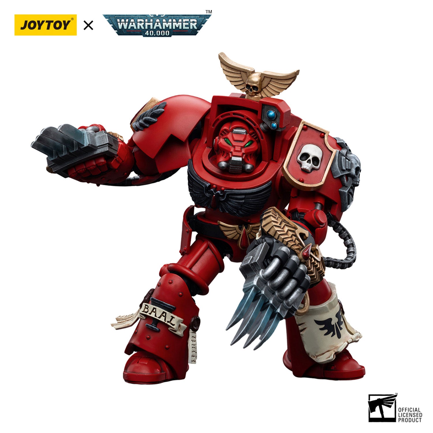 JOYTOY Warhammer 40K Blood Angels Assault Terminators Brother Nassio figure