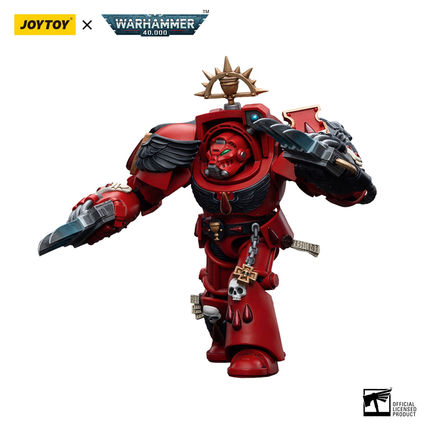 JOYTOY Warhammer 40K Blood Angels Assault Terminators Brother Tyborel figure