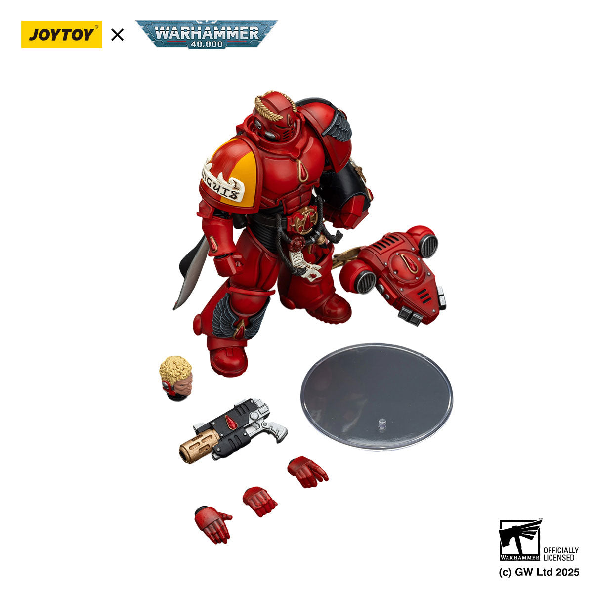 JOYTOY Warhammer 40K Blood Angels Captain figure