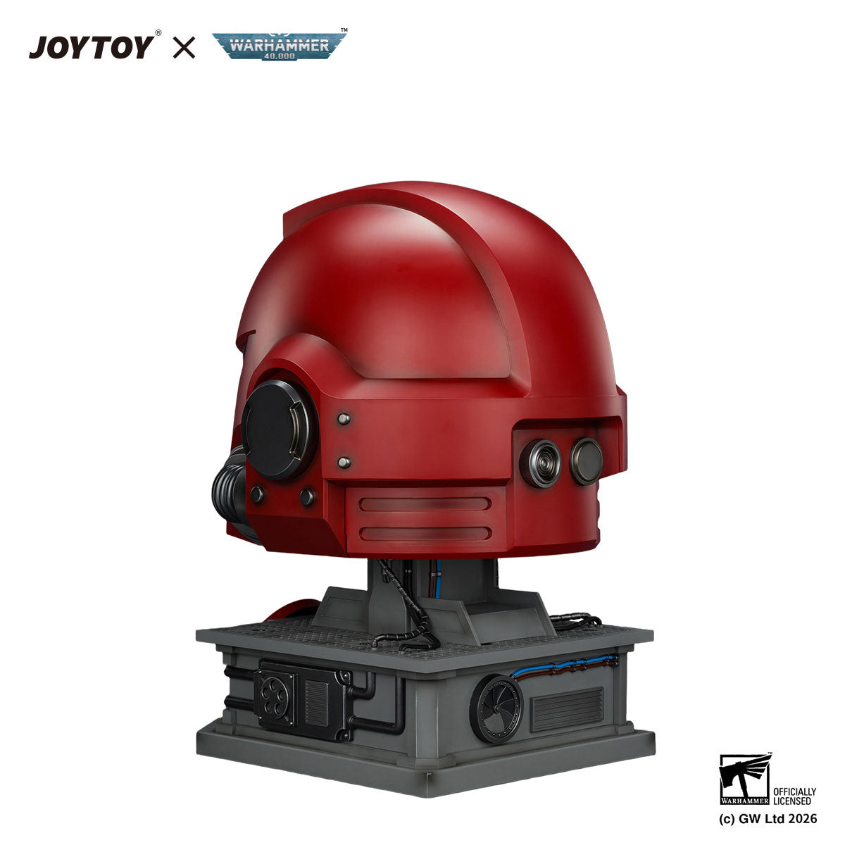 JOYTOY Warhammer 40K Blood Angels MkX Helmet &amp; Display Stand figure