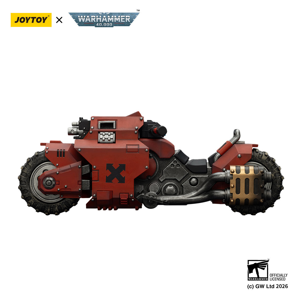 JOYTOY Warhammer 40K Blood Angels Raider-pattern Combat Bike figure