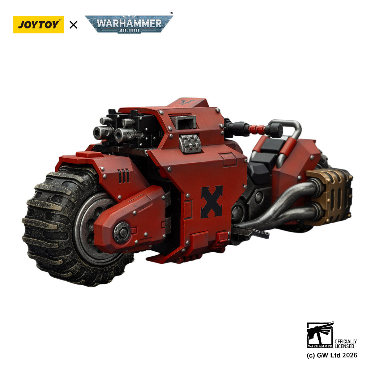 JOYTOY Warhammer 40K Blood Angels Raider-pattern Combat Bike figure