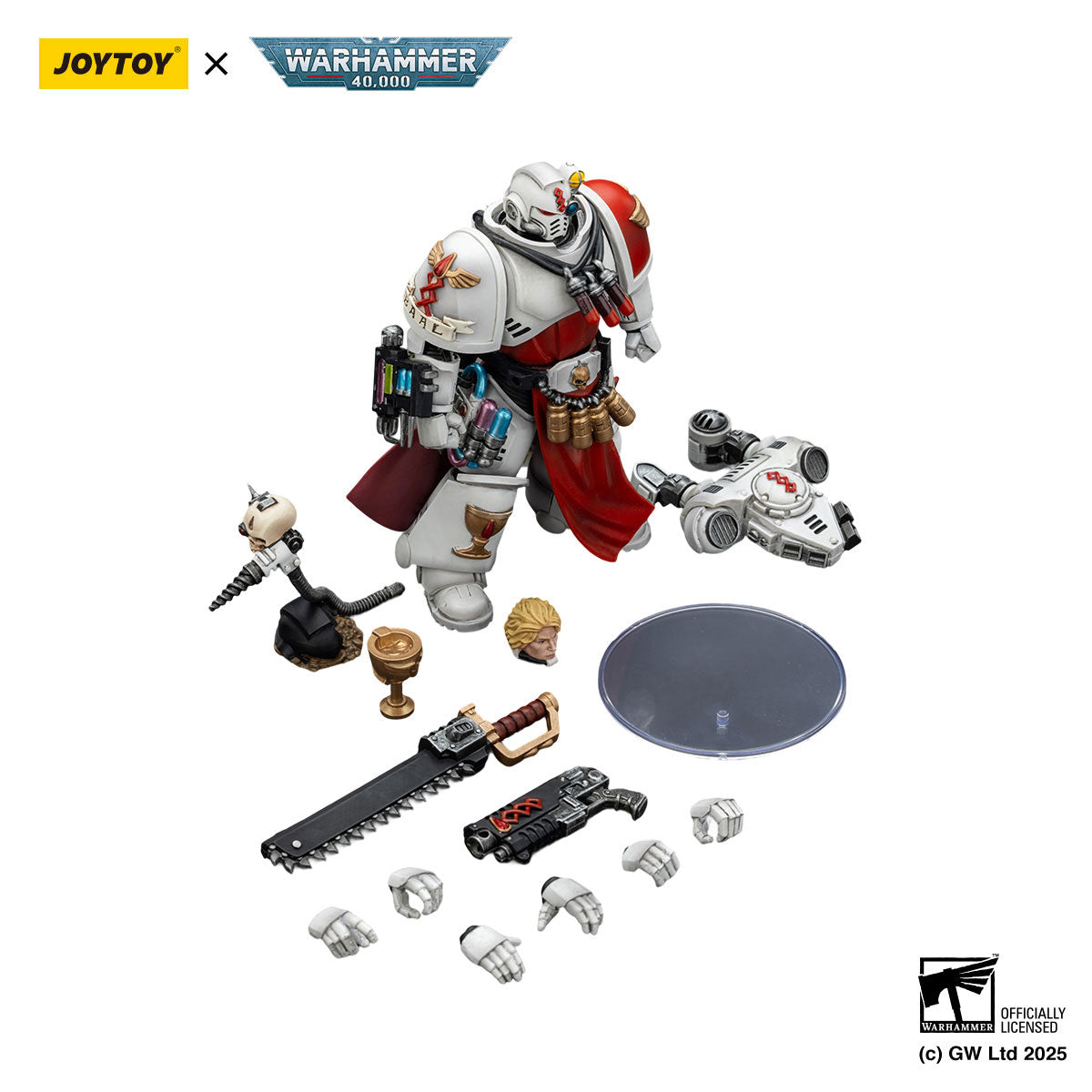 JOYTOY Warhammer 40K Blood Angels Sanguinary Priest figure