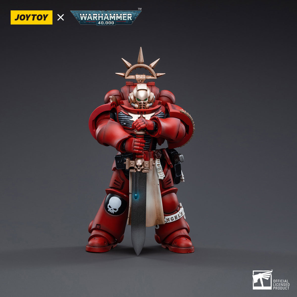 JOYTOY Warhammer 40K Blood Angels Veteran Laenatus figure