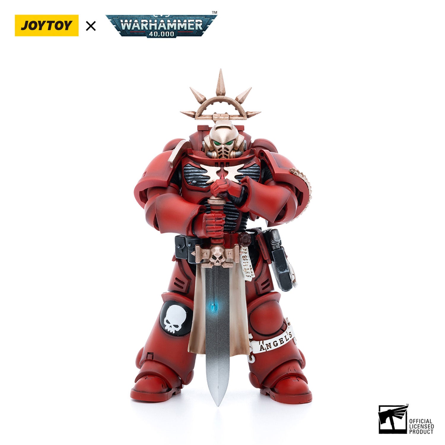 JOYTOY Warhammer 40K Blood Angels Veteran Laenatus figure