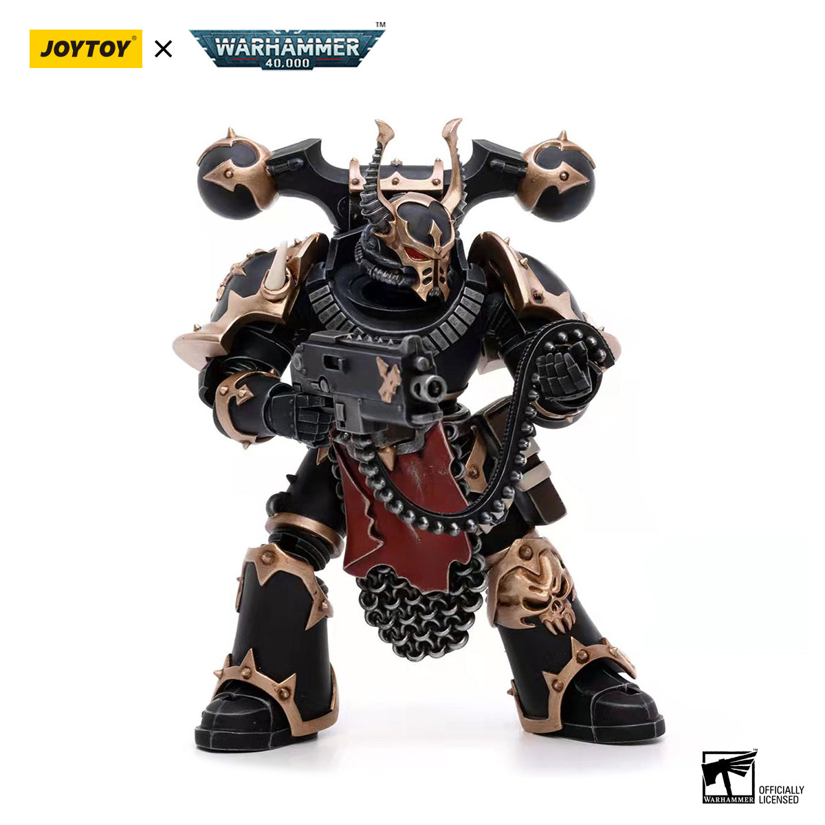 JOYTOY Warhammer 40K Black Legion Chaos Space Marines Black Legion C figure
