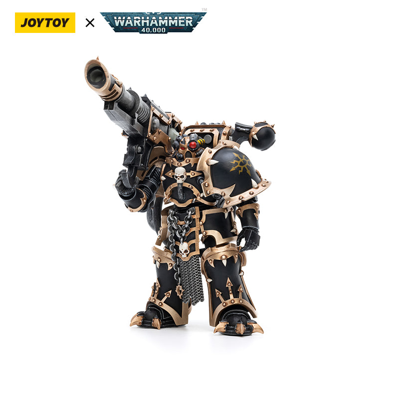 JOYTOY Warhammer 40K Black Legion Chaos Space Marines Black Legion Havocs Marine 02 figure