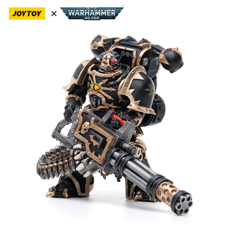 JOYTOY Warhammer 40K Black Legion Chaos Space Marines Black Legion Havocs Marine 03 figure