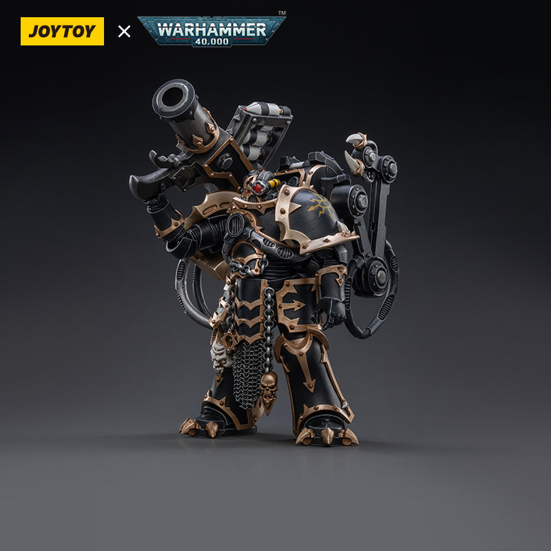 JOYTOY Warhammer 40K Black Legion Chaos Space Marines Black Legion Havocs Marine 05 figure
