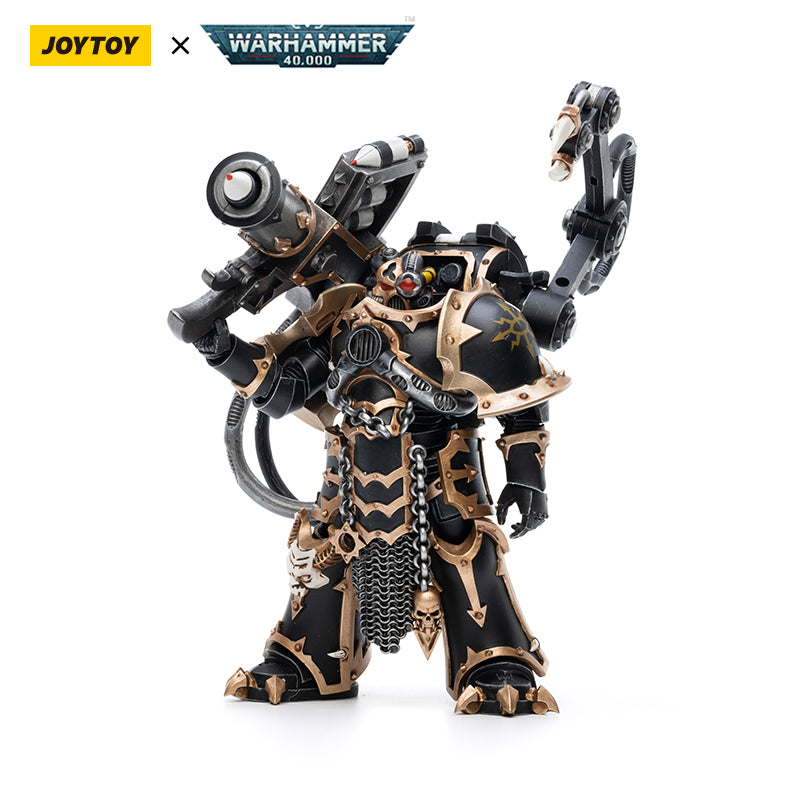 JOYTOY Warhammer 40K Black Legion Chaos Space Marines Black Legion Havocs Marine 05 figure