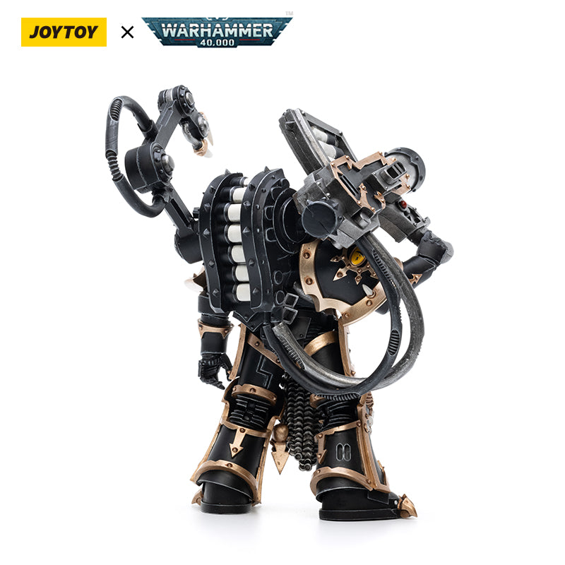 JOYTOY Warhammer 40K Black Legion Chaos Space Marines Black Legion Havocs Marine 05 figure