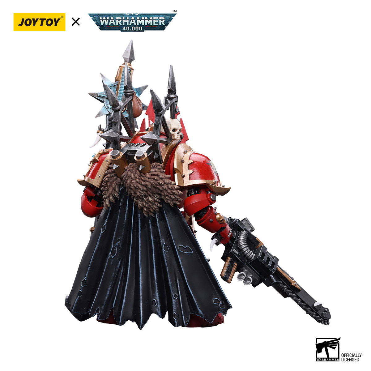 JOYTOY Warhammer 40K Chaos Space Marines Crimson Slaughter Sorcerer Lord in Terminator Armour figure