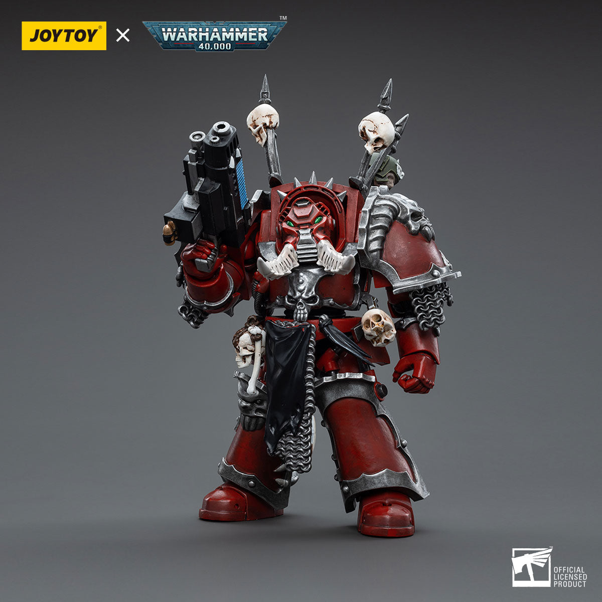 JOYTOY Warhammer 40K Chaos Space Marines Word Bearers Chaos Terminator Garchak Vash figure