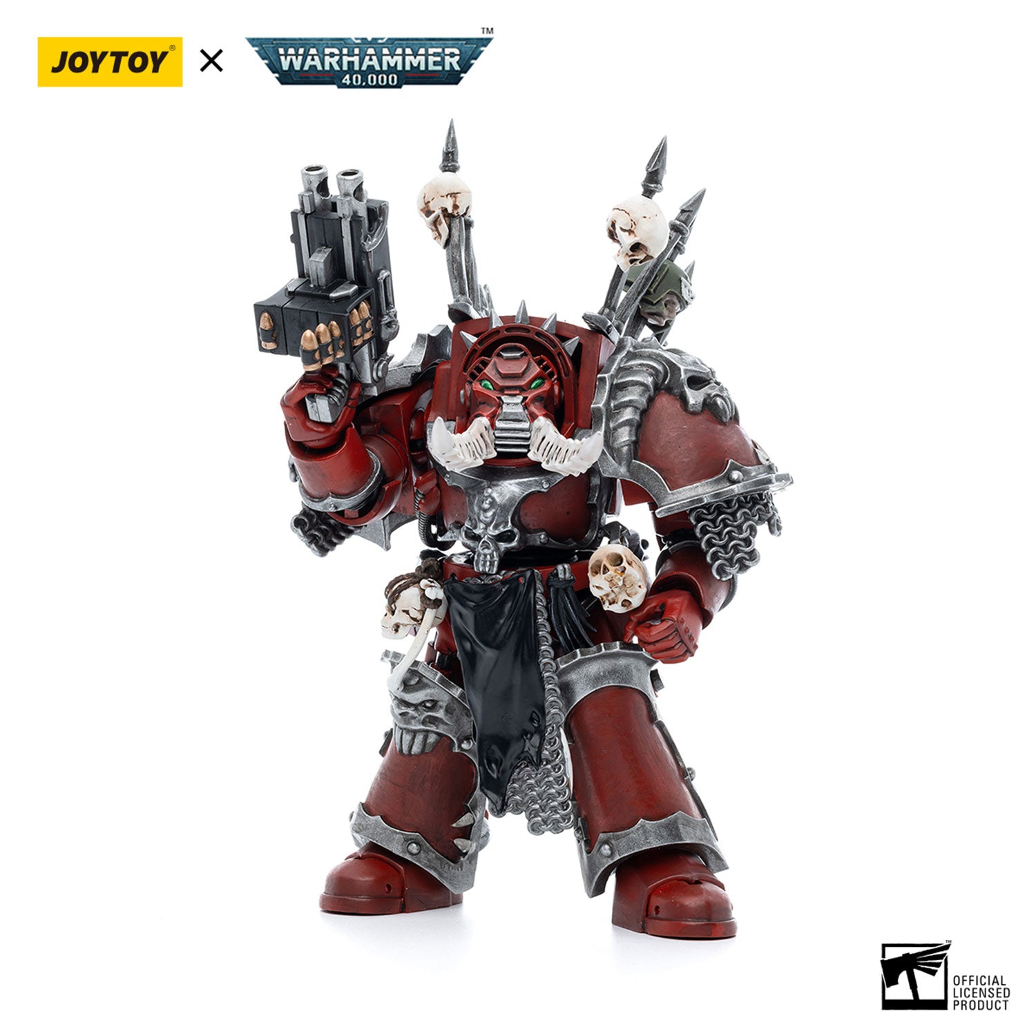 JOYTOY Warhammer 40K Chaos Space Marines Word Bearers Chaos Terminator Garchak Vash figure
