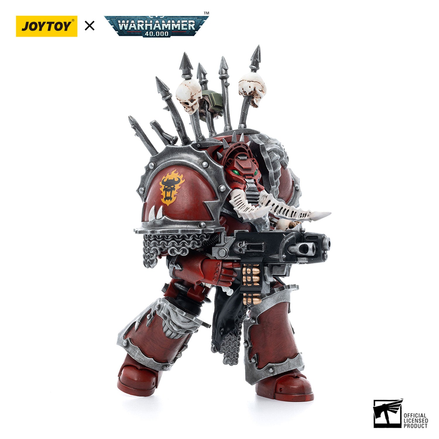 JOYTOY Warhammer 40K Chaos Space Marines Word Bearers Chaos Terminator Garchak Vash figure