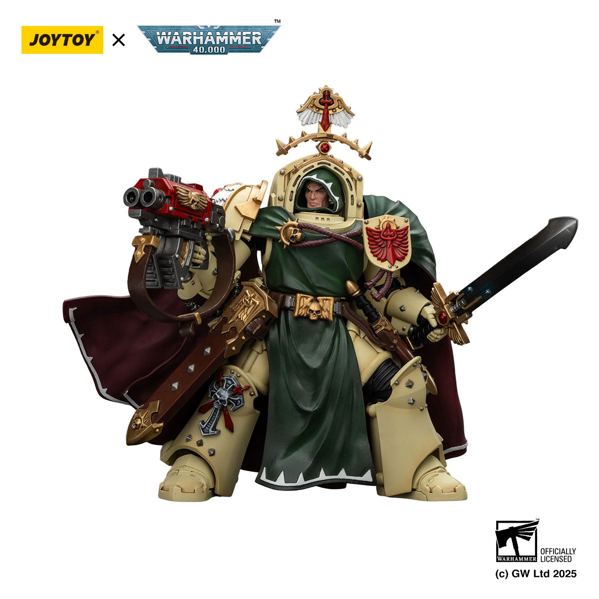 JOYTOY Warhammer 40K Dark Angels Belial, Grand Master of the Deathwing figure