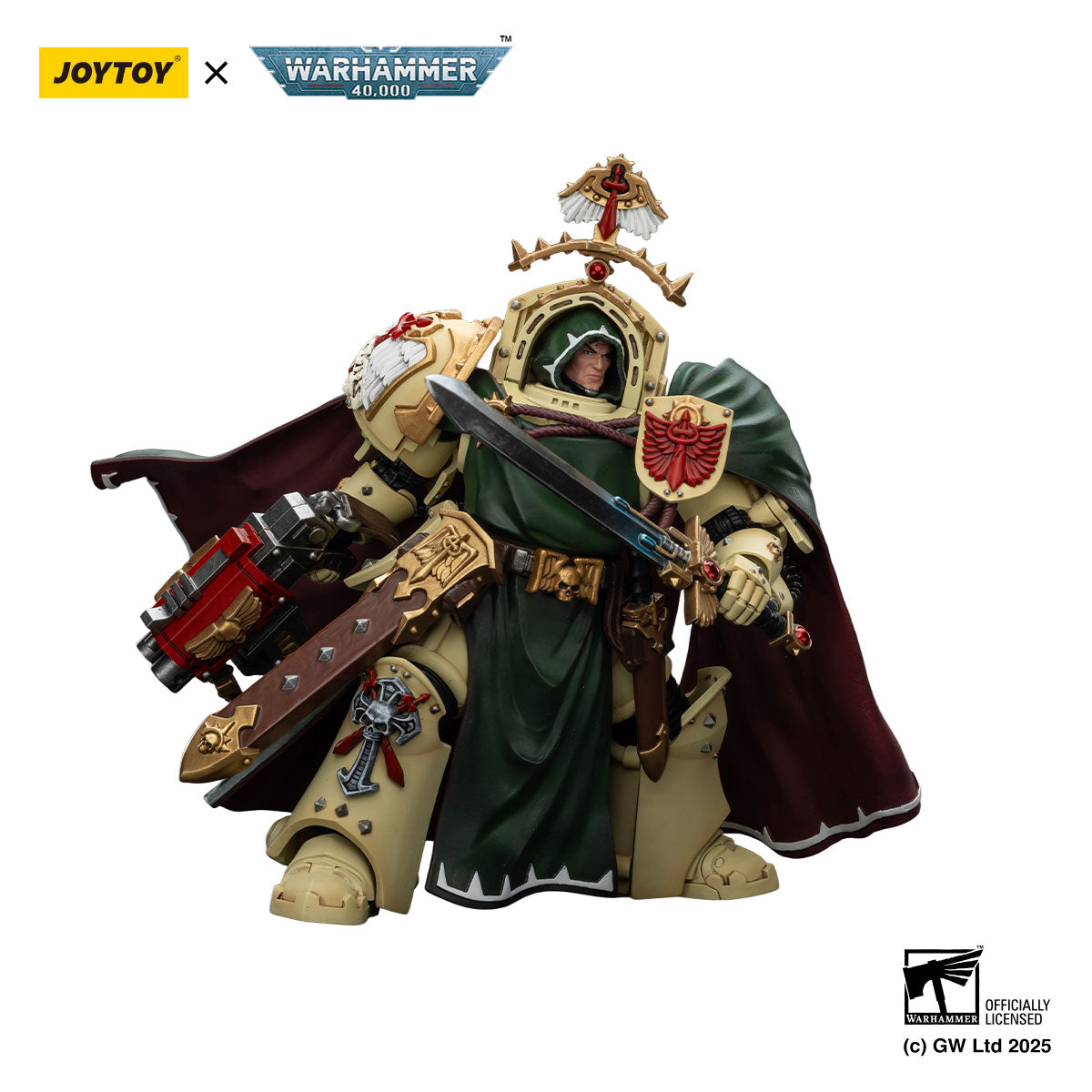 JOYTOY Warhammer 40K Dark Angels Belial, Grand Master of the Deathwing figure