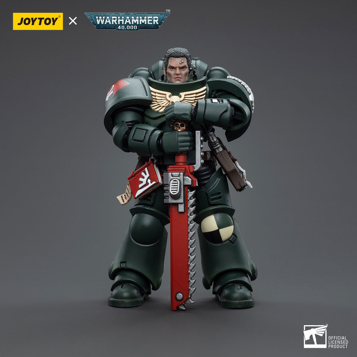 JOYTOY Warhammer 40K Dark Angels Intercessors Brother Ashar figure