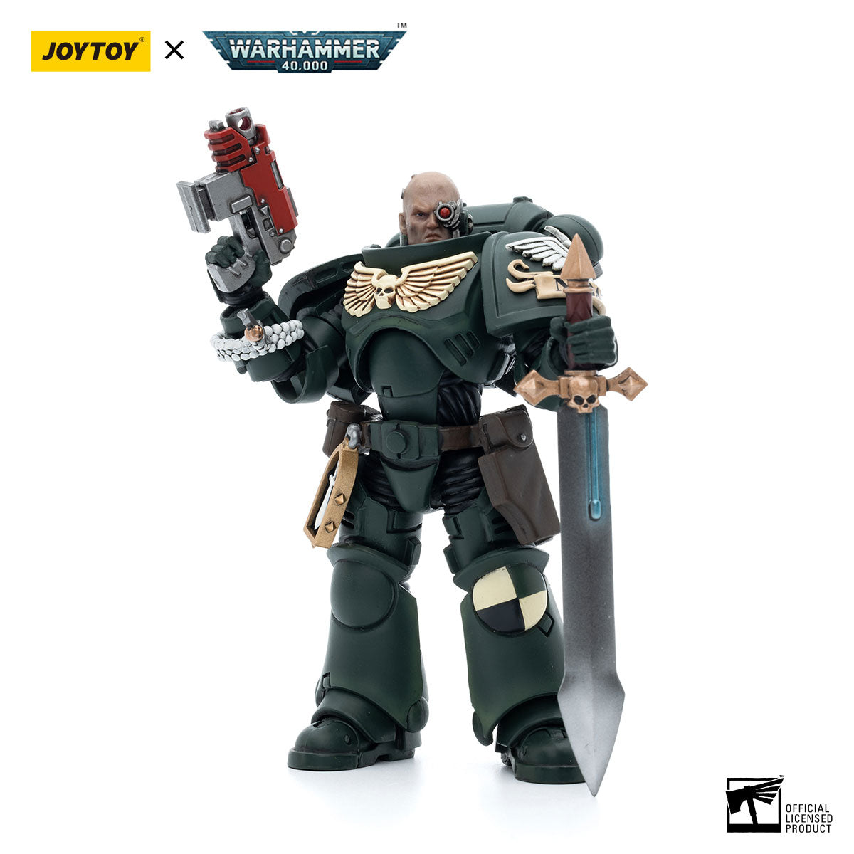 JOYTOY Warhammer 40K Dark Angels Intercessors Brother Nadael figure