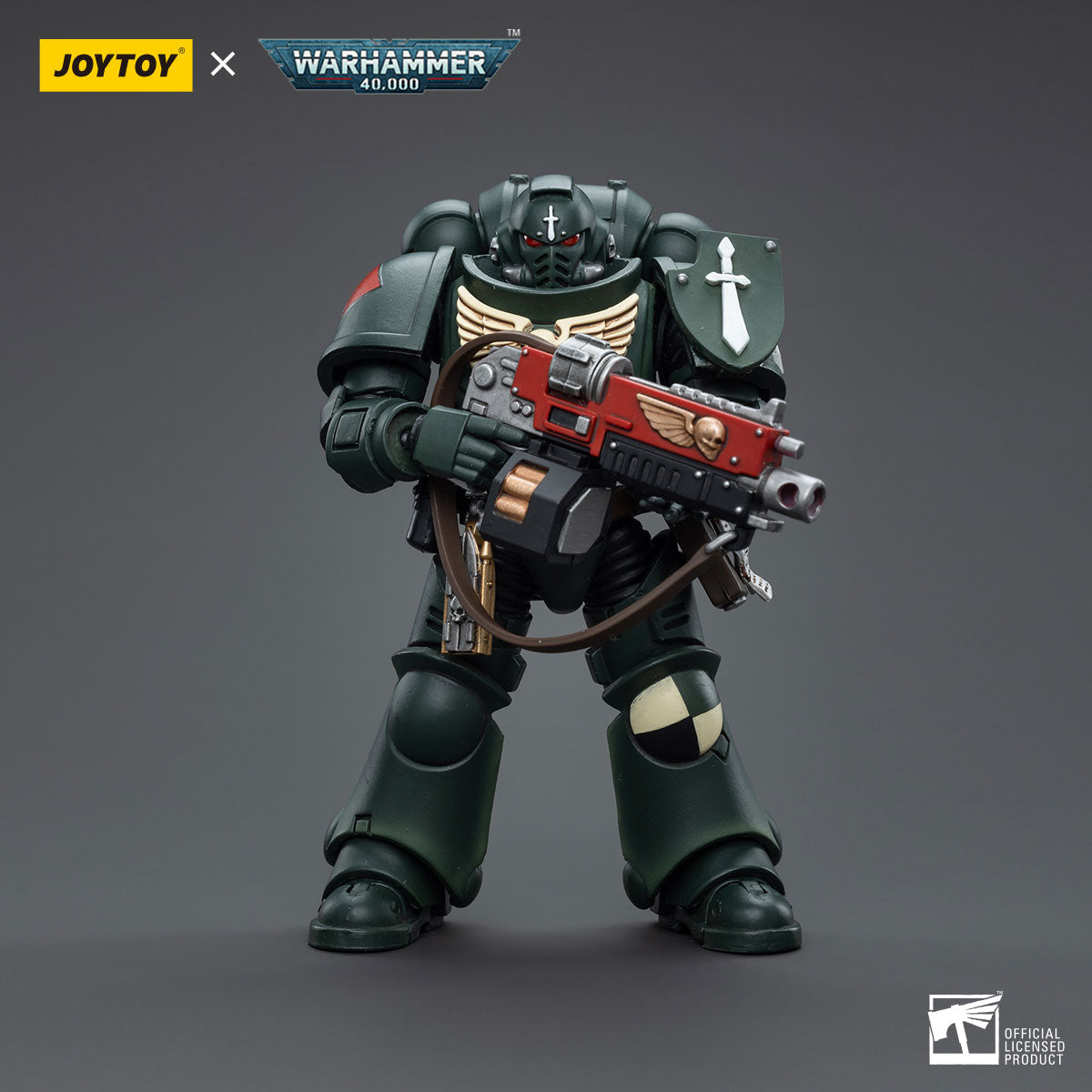 JOYTOY Warhammer 40K Dark Angels Intercessors Sergeant Rakiel figure
