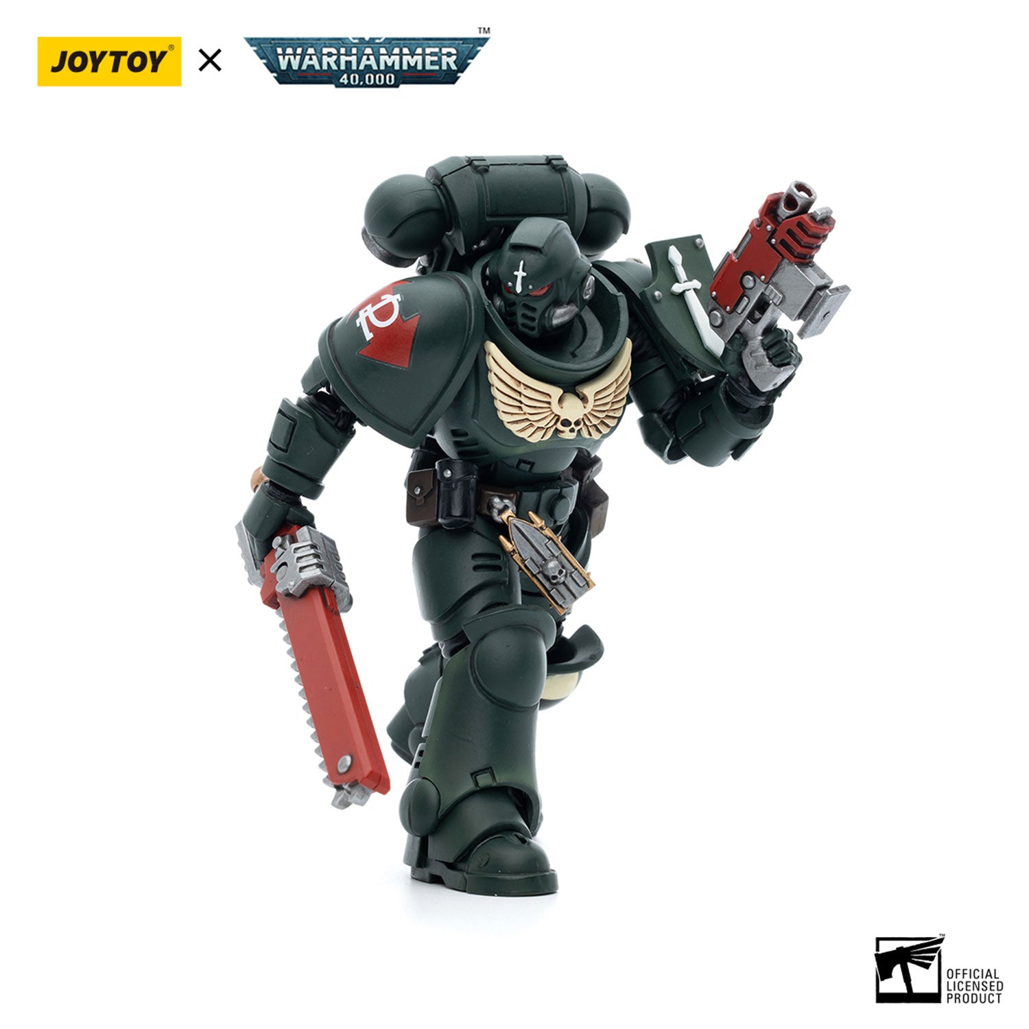 JOYTOY Warhammer 40K Dark Angels Intercessors Sergeant Rakiel figure