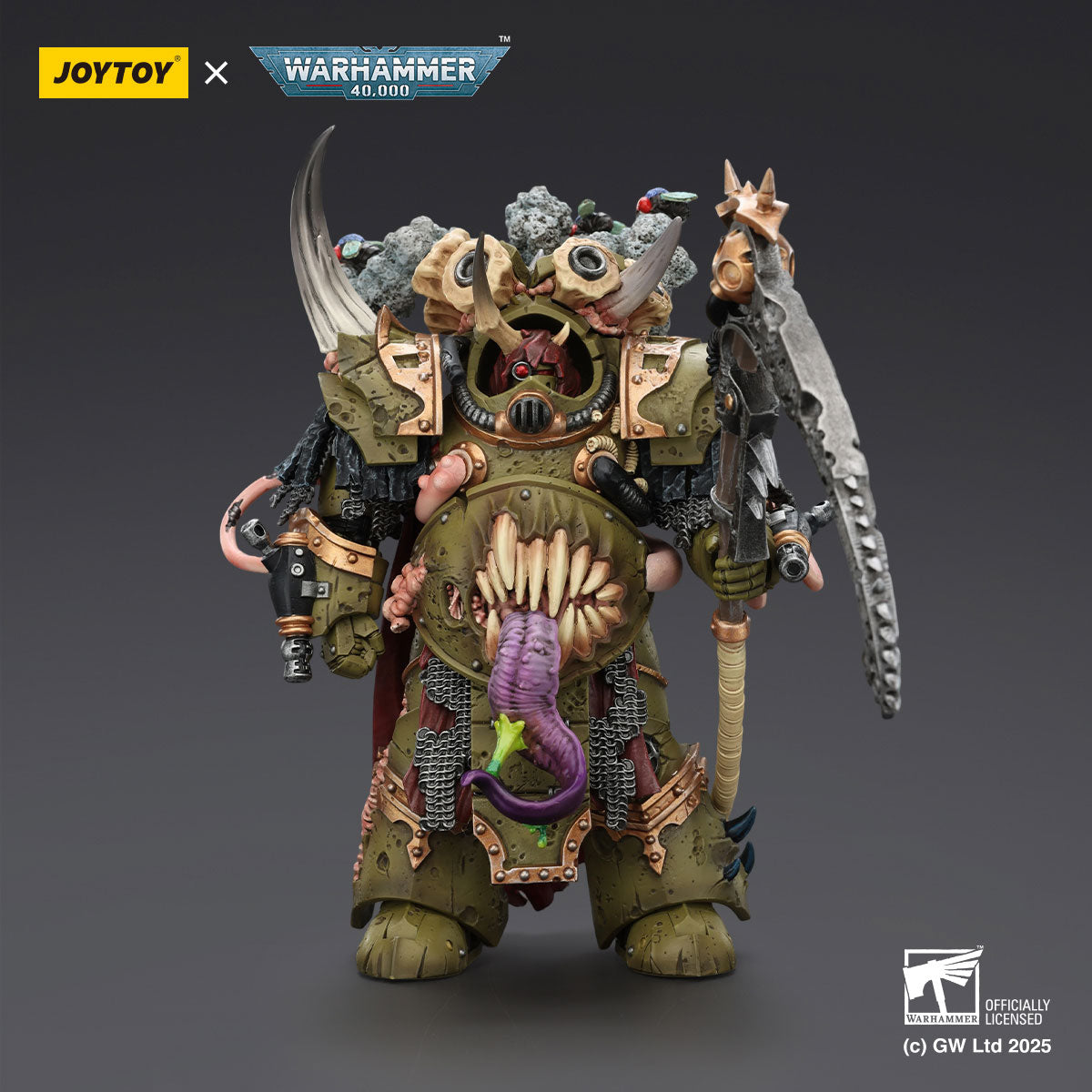 JOYTOY Warhammer 40K Death Guard Deathshroud Terminators Champion figure