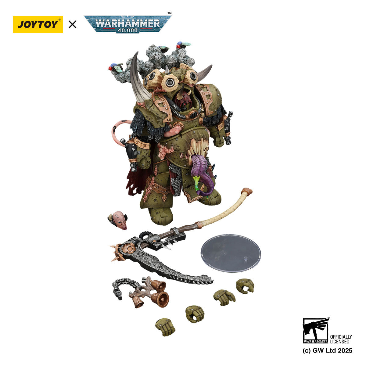 JOYTOY Warhammer 40K Death Guard Deathshroud Terminators Champion figure