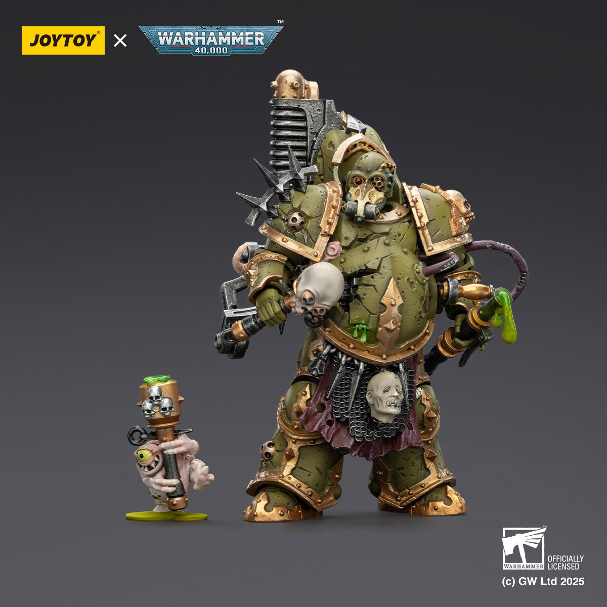 JOYTOY Warhammer 40K Death Guard Foul Blightspawn figure