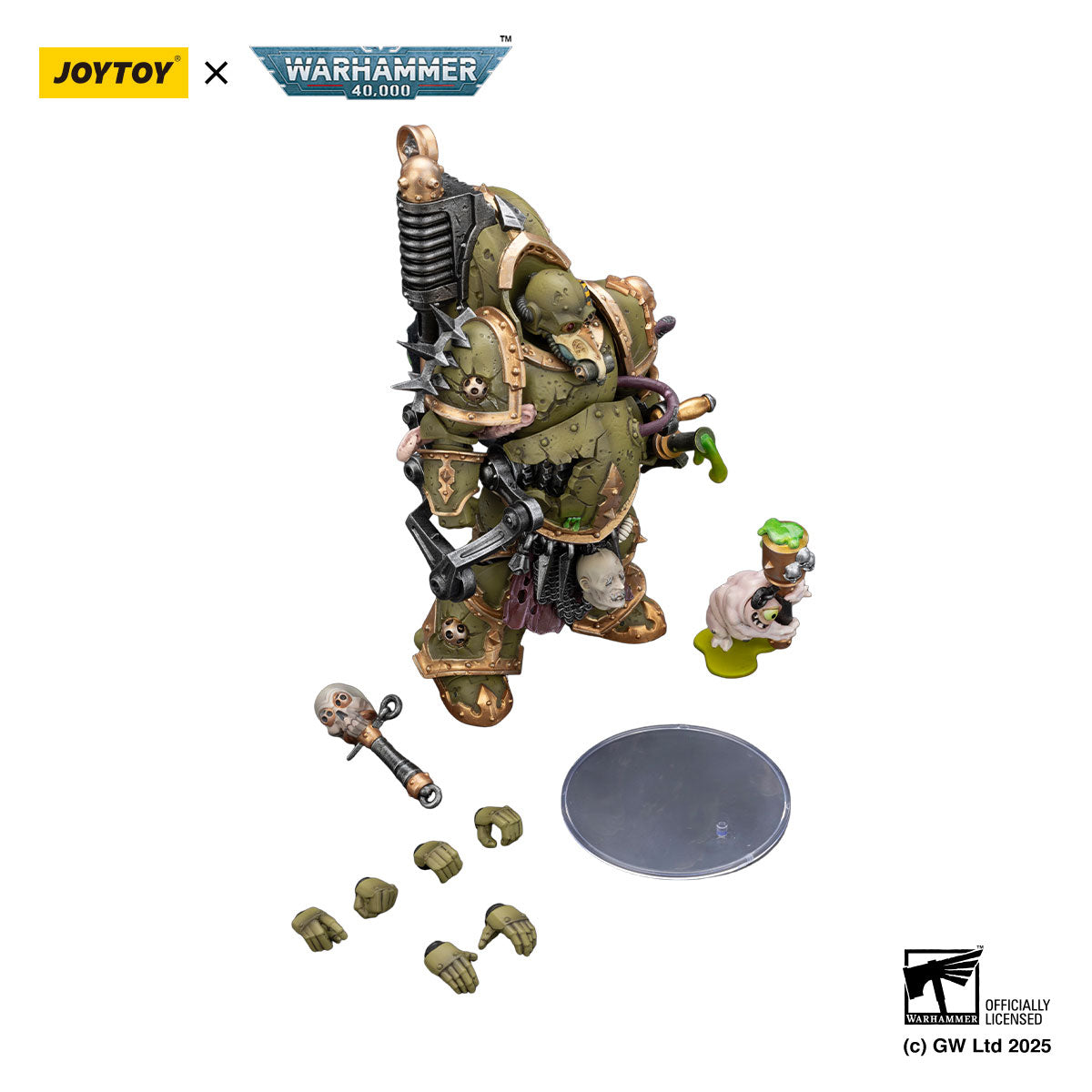 JOYTOY Warhammer 40K Death Guard Foul Blightspawn figure