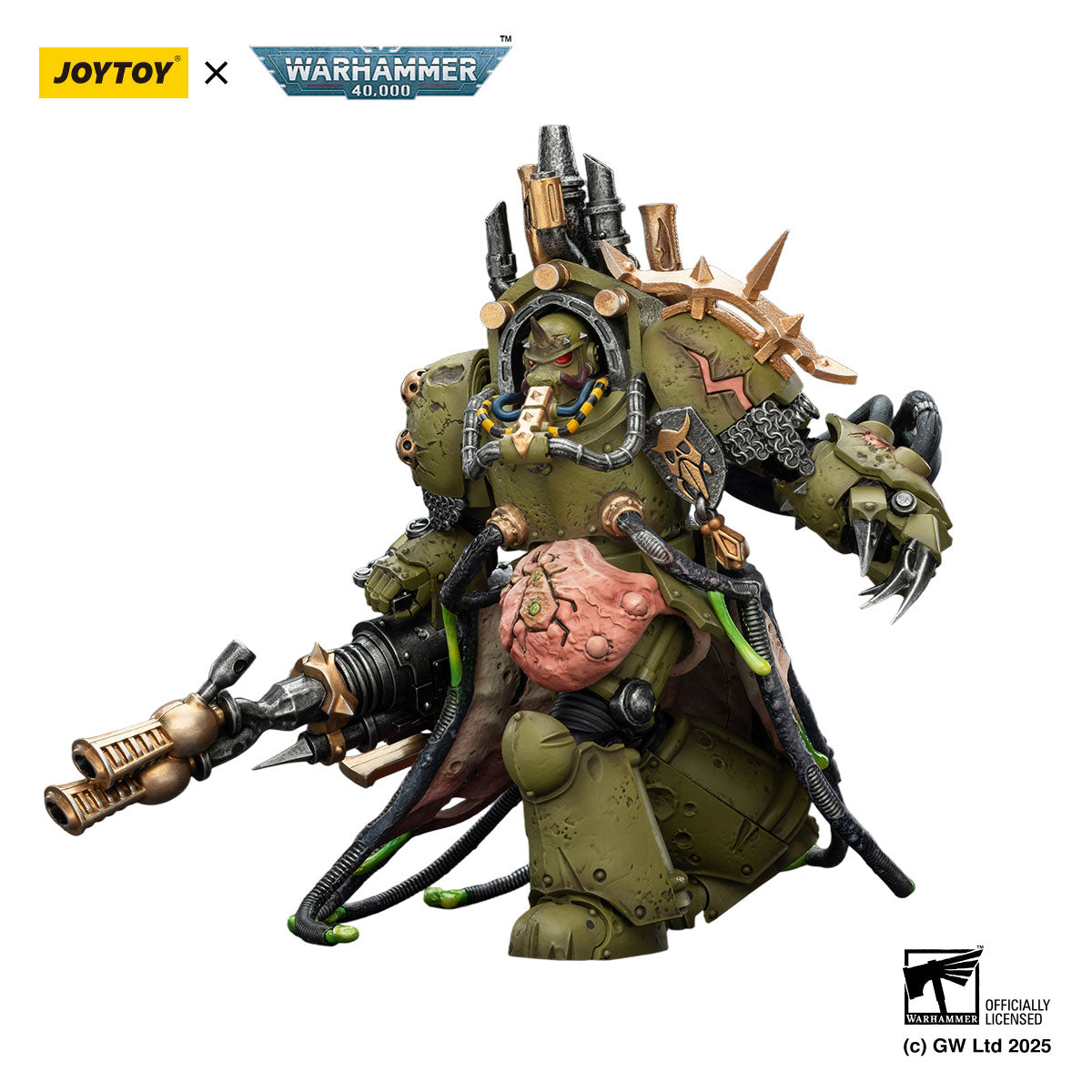 JOYTOY Warhammer 40K Death Guard Lord of Virulence figure
