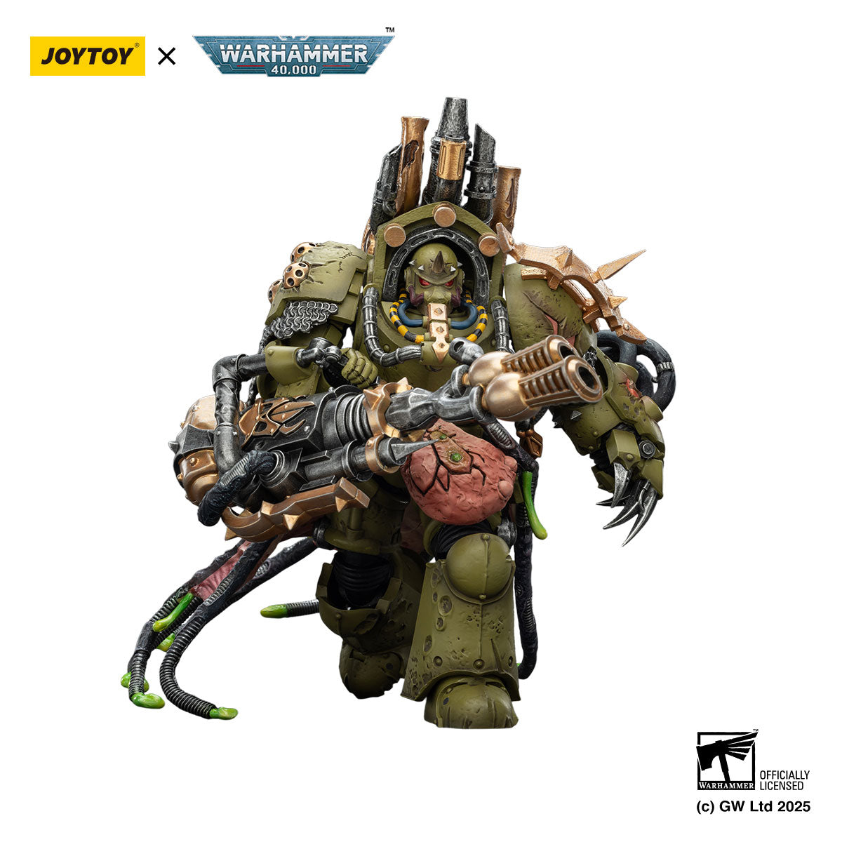 JOYTOY Warhammer 40K Death Guard Lord of Virulence figure
