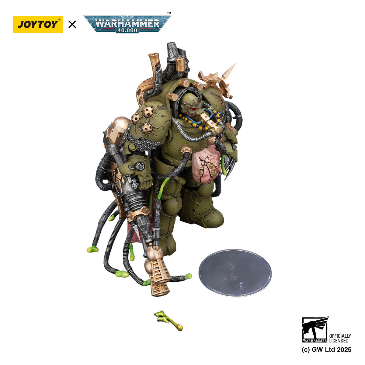 JOYTOY Warhammer 40K Death Guard Lord of Virulence figure