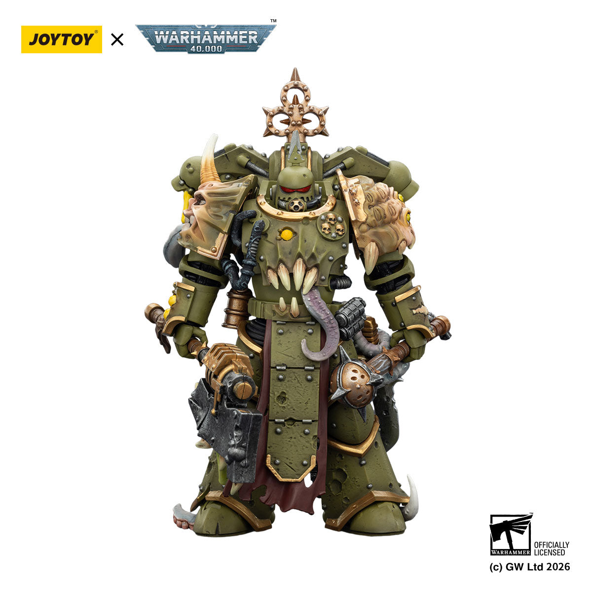 JOYTOY Warhammer 40K Death Guard Plague Marine figure