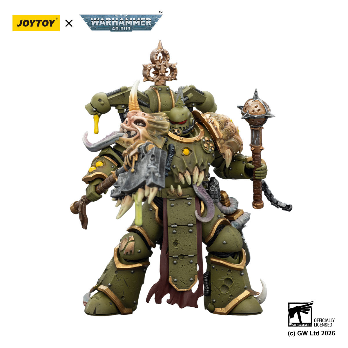 JOYTOY Warhammer 40K Death Guard Plague Marine figure