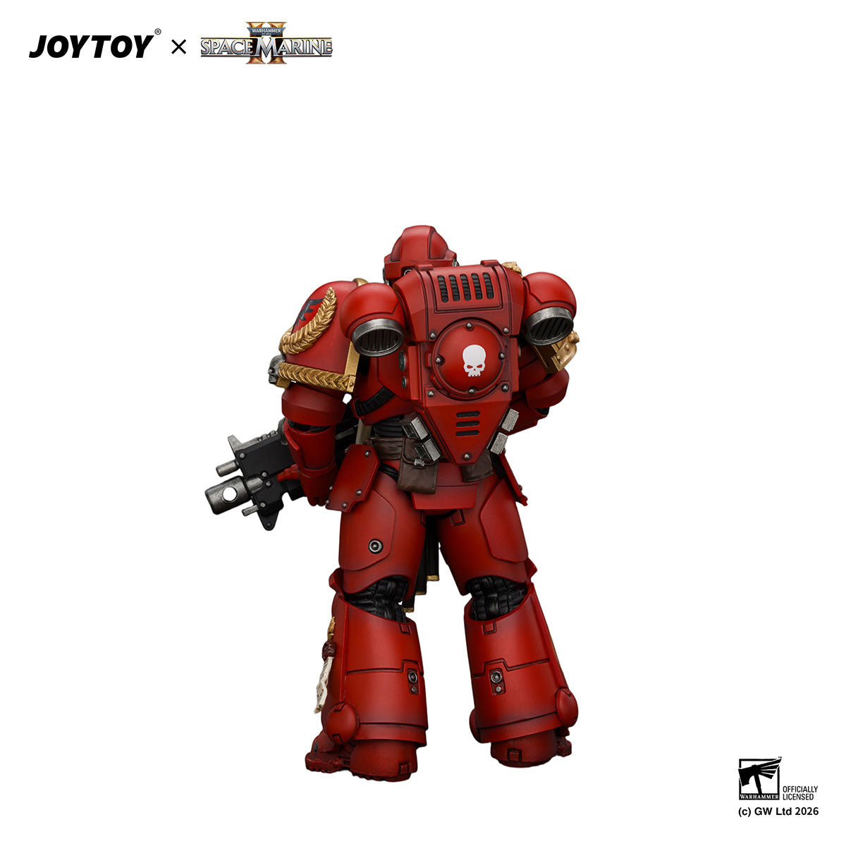 JOYTOY Warhammer 40K Space Marine 2 Blood Angels Game Edition Blood Angels Veteran figure