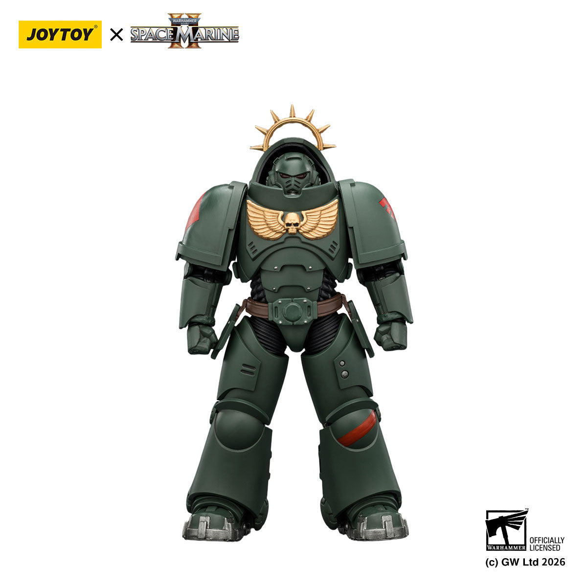 JOYTOY Warhammer 40K Space Marine 2 Dark Angels Game Edition Dark Angels Heavy Intercessor figure