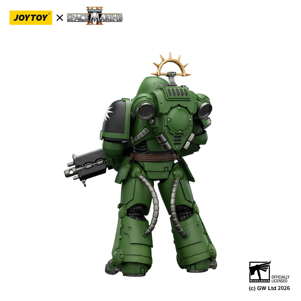 JOYTOY Warhammer 40K Space Marine 2 Salamanders Game Edition Salamanders Heavy Intercessor figure